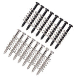 Maxbell Electric Guitar Humbucker Pickups Adjust Height Screws Springs Black+Sliver