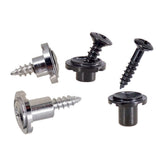 Maxbell Round String Tree Retainer&Screws Set for Fender ST Guitar Black+Silver