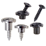 Maxbell Round String Tree Retainer&Screws Set for Fender ST Guitar Black+Silver