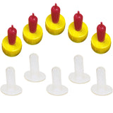 Maxbell 10pcs Calf Nursing Drinking Bottle Silicone Nipple Replacement Accessory Cow