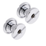 Maxbell 2Pcs Heavy Duty Scuba Diving Book Screw Back Plate Underwater BCD Equipment