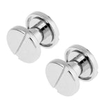 Maxbell 2Pcs Heavy Duty Scuba Diving Book Screw Back Plate Underwater BCD Equipment