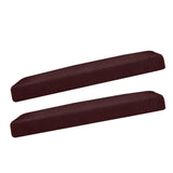 Maxbell 2Pcs Sofa Futon Seat Cushion Cover Couch Slipcover Dark Brown _Size L