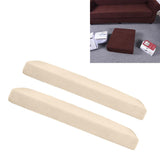 Maxbell 2Pcs Sofa Futon Seat Cushion Cover Couch Slipcover Protector Cream_Size L