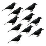 Maxbell 10x Artificial Realistic Woodland Birds for Garden Weding Home Decoration 1#