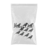 Maxbell 10x Artificial Realistic Woodland Birds for Garden Weding Home Decoration 1#