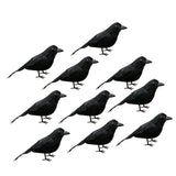 Maxbell 10x Artificial Realistic Woodland Birds for Garden Weding Home Decoration 1#