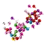 Maxbell 45Pc Multi-colors Copper Bells DIY Hand-woven Bracelet Necklace Accs 12&14mm