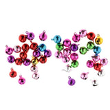 Maxbell 45Pc Multi-colors Copper Bells DIY Hand-woven Bracelet Necklace Accs 12&14mm