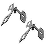 Maxbell 2x Universal Motorcycle Tail Lamp Brake Light Folding License Plate Bracket