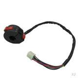 Maxbell 2x 3-Function Left Handlebar Switch 50 70 90 110 125cc ATV Quad 4 Wheeler