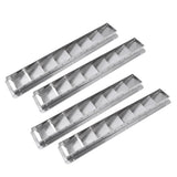 Maxbell 4Pcs Stainless Steel Marine Boat Louver Air Vent 8 Slots Ventilation 427mm