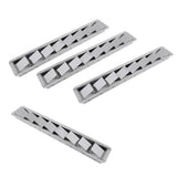 Maxbell 4Pcs Stainless Steel Marine Boat Louver Air Vent 8 Slots Ventilation 427mm