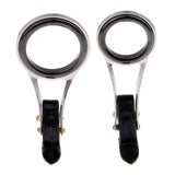 Maxbell 2Pcs 2 Sizes Fishing Rod Guide Eye Ceramic Ring Foldable DIY Tip Repair Kit