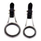 Maxbell 2Pcs 2 Sizes Fishing Rod Guide Eye Ceramic Ring Foldable DIY Tip Repair Kit