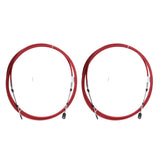 Maxbell 2Pcs 15Ft Throttle Shift Control Cable for Yamaha Outboard Boat Motor Red