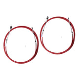 Maxbell 2Pcs 15Ft Throttle Shift Control Cable for Yamaha Outboard Boat Motor Red
