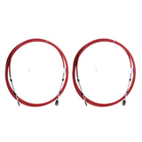 Maxbell 2Pcs 23Ft Throttle Shift Control Cable for Yamaha Outboard Boat Motor Red