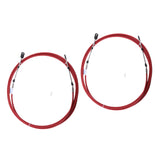 Maxbell 2Pcs 23Ft Throttle Shift Control Cable for Yamaha Outboard Boat Motor Red