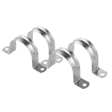 Maxbell 4 Pieces Pipe Hose Tube Conduit Stainless Steel Hanger U Strap Clamps Clip