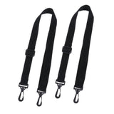Maxbell 2x Adjustable Shoulder Strap Replacement Detachable Bag Belt w/ Swivel Clips