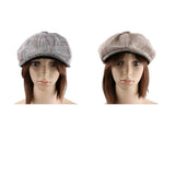 Maxbell 2pieces Newsboy Golf Flat Gatsby Hat Driving Beret Baker Peaked Cap