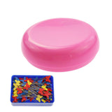 Maxbell Round Magnetic Sewing Pin Holder Pin Cushion with 85pcs Patchwork Pins