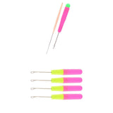 Maxbell 6pcs Latch Hook Crochet Needles for Hair/Micro Braid Dread Lock Maintaining