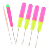 Maxbell 6pcs Latch Hook Crochet Needles for Hair/Micro Braid Dread Lock Maintaining