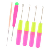 Maxbell 6pcs Latch Hook Crochet Needles for Hair/Micro Braid Dread Lock Maintaining