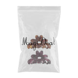 Maxbell 2 Pieces Large Floral Acrylic Hair Claw Grips Clip Clamp Accessories