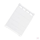 Maxbell 2pcs Expandable Shelf Closet Organizer Storage Adjustable Rack Rod 50-80cm