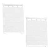 Maxbell 2pcs Expandable Shelf Closet Organizer Storage Adjustable Rack Rod 50-80cm