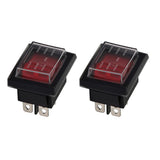 Maxbell 2x Vacuum Cleaner Water Absorber Accessories Switch Motor Waterproof Switch