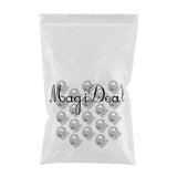 Maxbell 20pcs Small Folding Pad Eye Deck Lashing Rings Staple Cleat for Trailer Boat