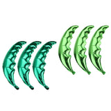 Maxbell 6 Pieces Set Palm Tree Leaf Green Hawaiian Beach Party Balloon Wedding Decor