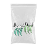 Maxbell 6 Pieces Set Palm Tree Leaf Green Hawaiian Beach Party Balloon Wedding Decor