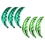 Maxbell 6 Pieces Set Palm Tree Leaf Green Hawaiian Beach Party Balloon Wedding Decor