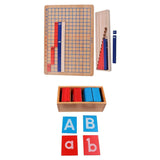 Maxbell Montessori Addition Subtraction Board Alphabets Board Kids Educational Toy