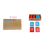 Maxbell Montessori Addition Subtraction Board Alphabets Board Kids Educational Toy