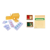 Maxbell Montessori Preschool Kids Math Learning Toy Bank Game Multiply Divide