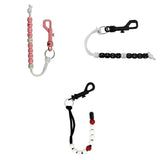 Maxbell 3pcs Golf Stroke Bead Score Counter Golf Accessory Training Aids Black Pink