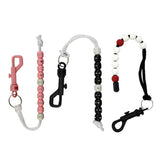 Maxbell 3pcs Golf Stroke Bead Score Counter Golf Accessory Training Aids Black Pink