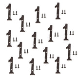 Maxbell 13x Wrought Iron Antique House Door Number Sign Plaque DIY Digit Number 1