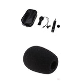 Maxbell Musical Instruments Lavalier Lapel Tie Clip Microphone+Microphone Foam Cover