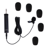 Maxbell Musical Instruments Lavalier Lapel Tie Clip Microphone+Microphone Foam Cover