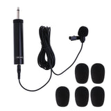 Maxbell Musical Instruments Lavalier Lapel Tie Clip Microphone+Microphone Foam Cover