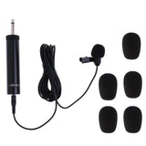 Maxbell Musical Instruments Lavalier Lapel Tie Clip Microphone+Microphone Foam Cover