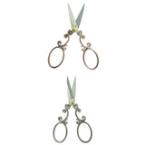 Maxbell 2pcs Vintage Flower Sewing Embroidery Scissors Cross Stitch Tool
