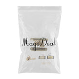 Maxbell Gold Bridge Tailpiece+Sealed Humbucker Pickup Set+Guitar Output Jack